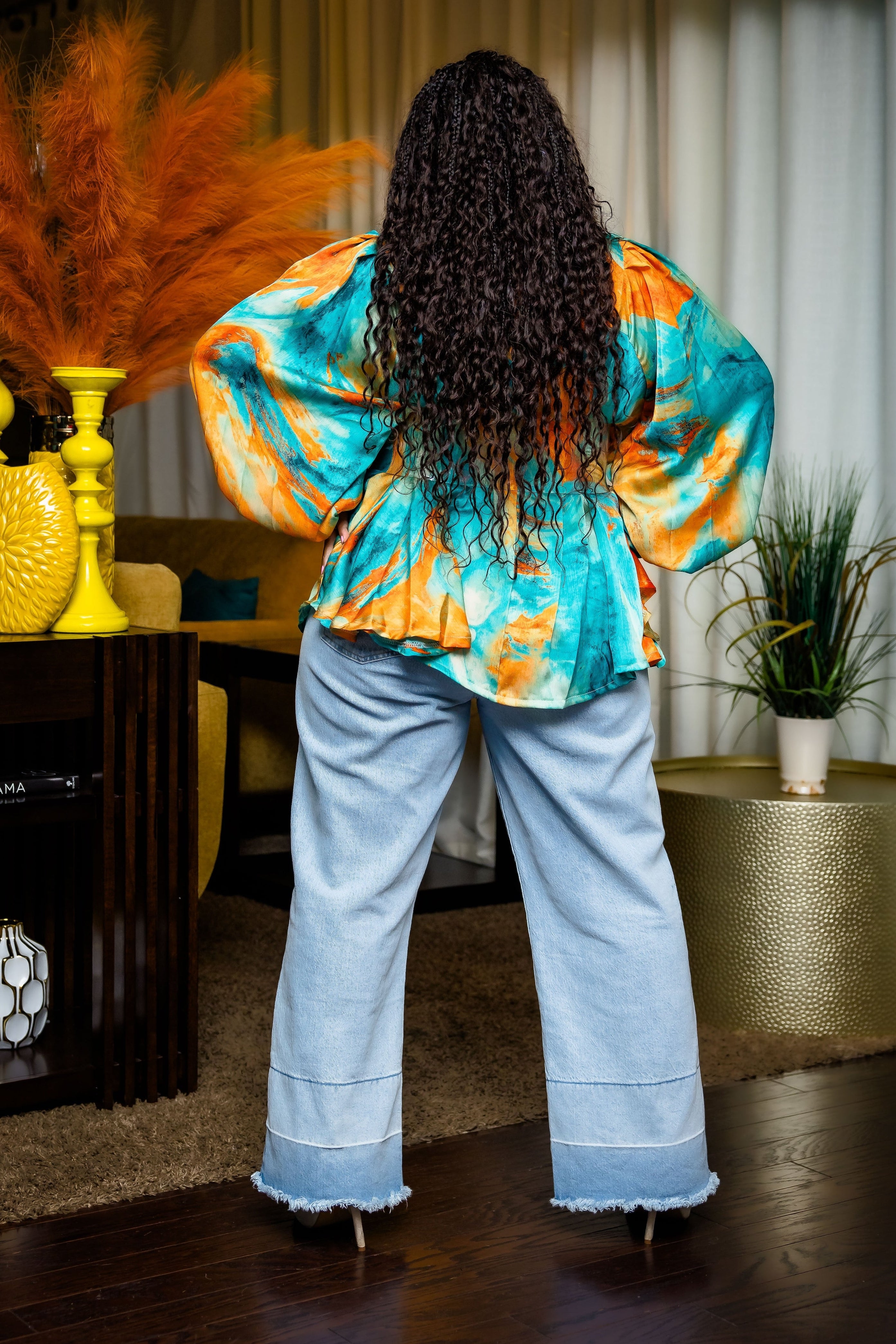 Vintage Beauty Top (Teal)