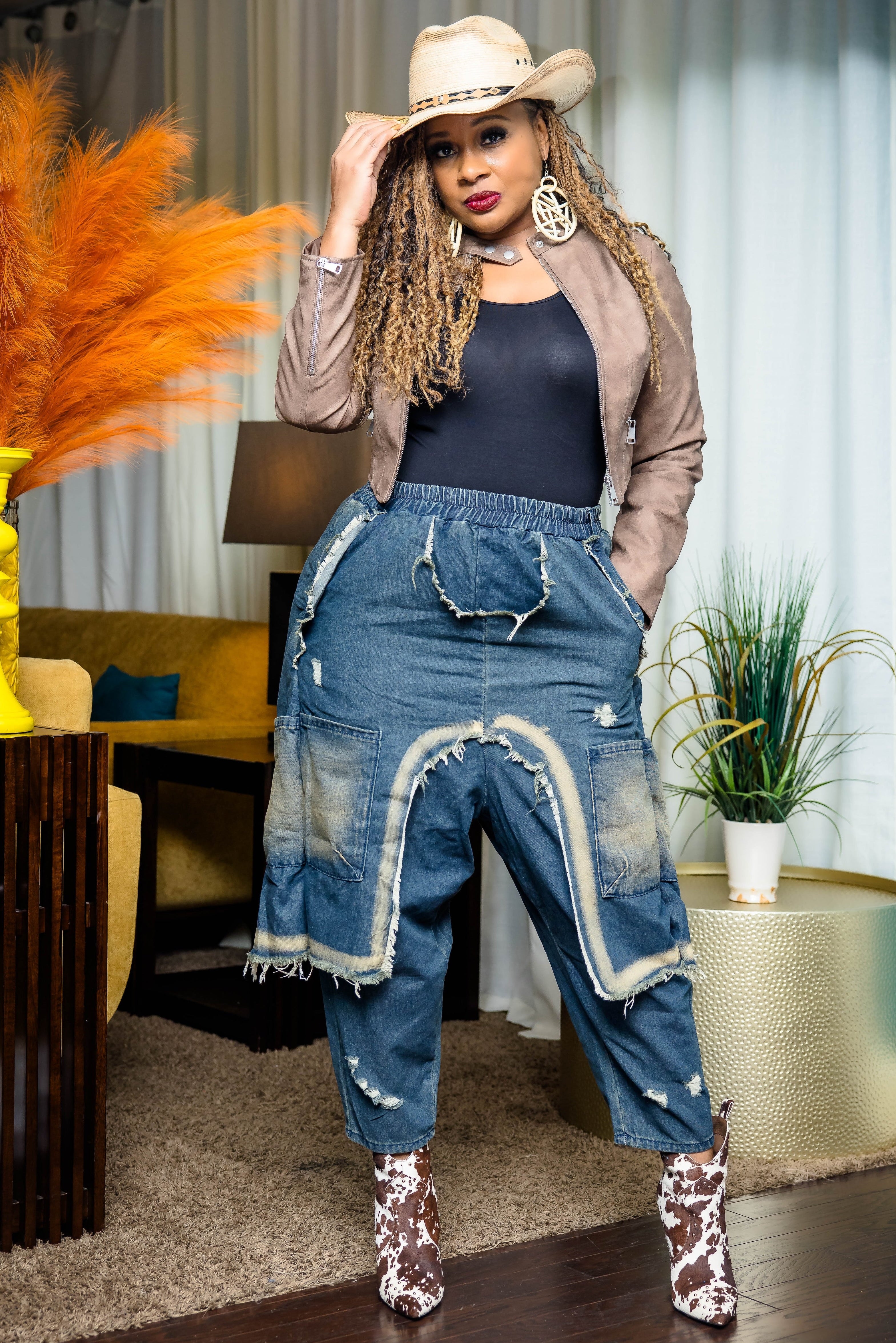 So Sassy Harem Jeans